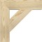 Ekena Millwork Traditional Block Rough Sawn Bracket, Douglas Fir, 4"W x 18"D x 18"H BKT04X18X18TRA05RDF - alternate 3